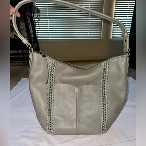 The Sak Sequoia Hobo Shoulder Bag Purse 109050 Green Meadow Crochet Leather BOHO